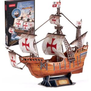 Cubic Fun 3D Puzzle Santa Maria Caravel 2004 Pieces