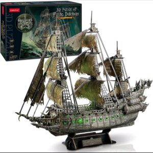 Puzzle 3D L'Olandese Volante Flying Dutchman con Led Cubic Fun