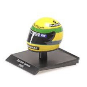 Mini Helmet Minichamps 1/10 Team Lotus Ayrton Sennw 1986