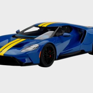 TSM Top Speed Ford GT Blue yellow stripe Sunoco 1/18