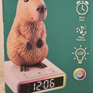 Lisciani Rainy Days Capybara Sveglia Led con figura capibara