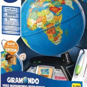VTech Giramondo- Video Mapamondo Interattivo, Mappamondo Bambini con Penna Tou