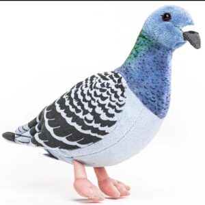 Colomba blu - 20 cm- peluche morbido