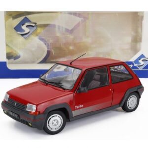 SOLIDO - 1/18 - RENAULT - R5 GT TURBO MKI 1985 - ROSSO
Materiale: pressofusione