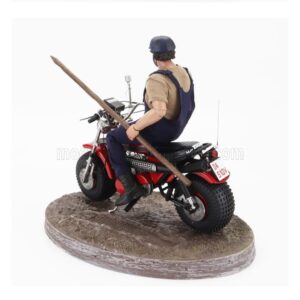 CLC-MODELS - 1/12 - MOTOZODIACO - TUAREG 1972 WITH BUD SPENCER ACTION FIGURE - FROM MOVIE - ALTRIMENTI CI ARRABBIAMO - TV SERIES - - MOTORCYCLE - RED
BUD SPENCER & TERENCE HILL COLLECTION
Materiale: resina