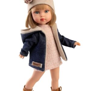 Bambola Penellope Madrid, 33 cm, in vinile, Munecas Guca