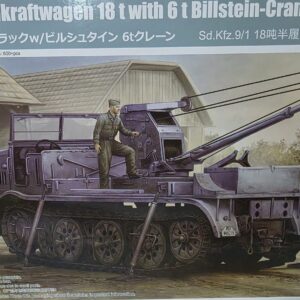Carro armato Trumpeter 1/35- Schwerer Zugkraftwagen 18t with 6t Billstein -Crane