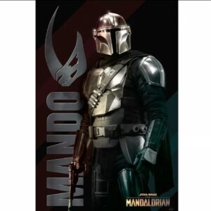 Il poster di The Mandalorian - Mando Dark