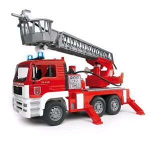 Camion dei pompieri Bruder 
 MAN TGA con scala girevole in scala 1:16.