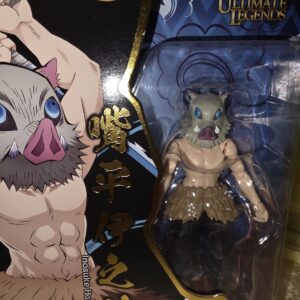 L'action figure di Inosuke Hashibira della linea High Definition Ultimate Legends prodotta da Bandai, tratta dalla celebre serie anime e manga Demon Slayer.