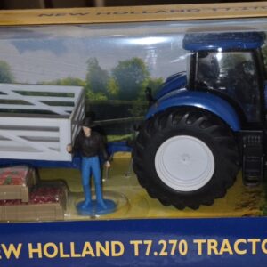 New Holland T7.270 Tractor in scala 1:32 prodotto dal marchio New-Ray.