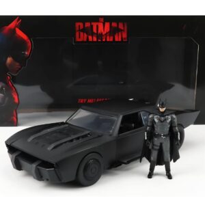 JADA - 1/18 - BATMAN - BATMOBILE CON FIGURA 2022 - IL FILM DI BATMAN - MATT BLACK
SERIE TV - CON FARI FUNZIONANTI - CON LUCI FUNZIONANTI
Materiale: pressofusione