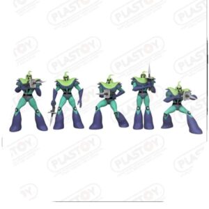 Grendizer Vegan Soldiers Figure Set (5)
Goldrake torna sul pianeta Terra ma anche i suoi nemici!

Da non perdere questo fantastico set di mini figure in PVC dei soldati vegani.