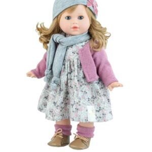 Bambola Tina Violetta,42 cm- Marina& Pau- in borsa